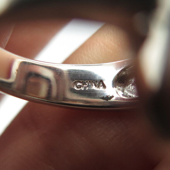 925 Sterling Silver LXG Jewelry Real Smoky Quartz Cocktail Ring Size 6.25 - Picture 7 of 8